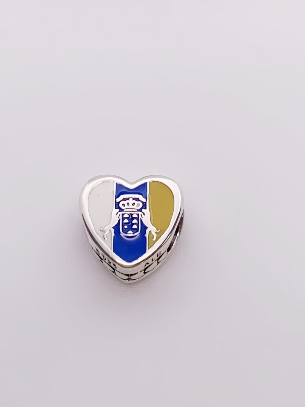 Pandora Canary Islands Flag I Love Canary Islands Exclusive Heart Charm Bead